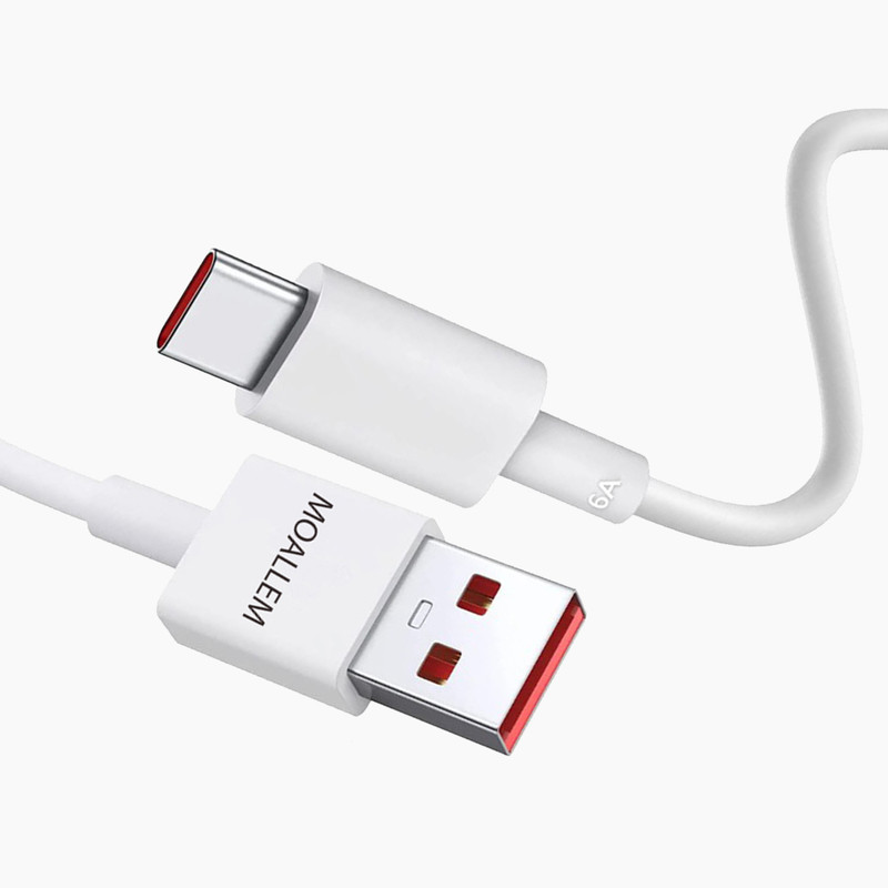 کابل تبدیل USB به USB-C معلم مدل Note 13 pro 4G طول 1 متر