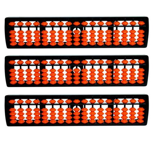 بازی آموزشی ریاضی مدل چرتکه سوروبان هفده ستونه مجموعه سه عددی